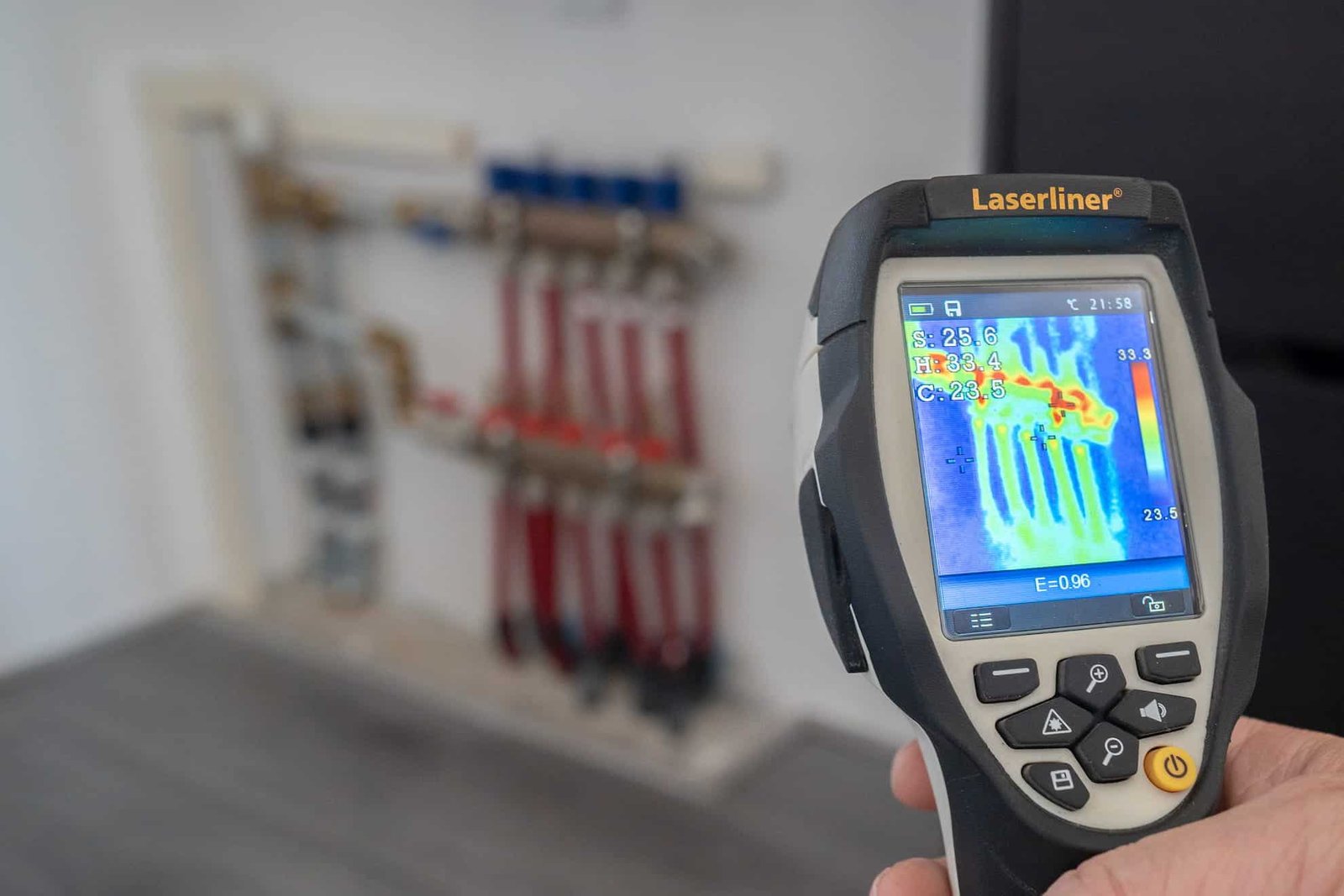 Lekkage in de vloerverwarming checken