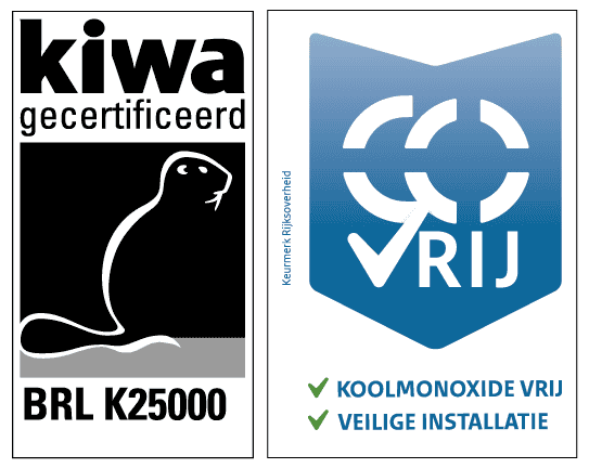 Kiwa BRL K25000 certificeringslogo voor kwaliteitsborging