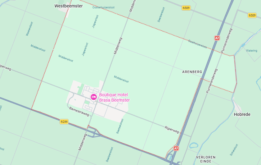 Werkgebied van onze loodgieter in Middenbeemster en de Beemster