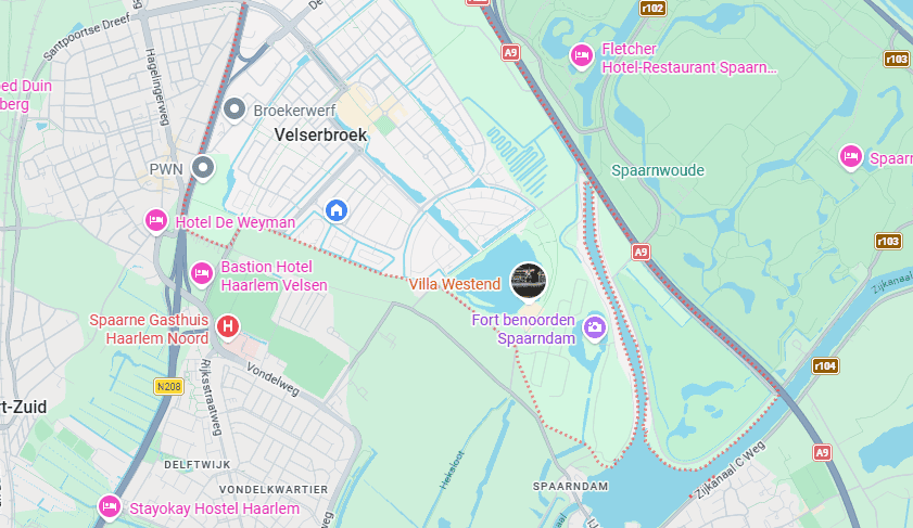 Werkgebied van onze loodgieter in Velserbroek en omgeving